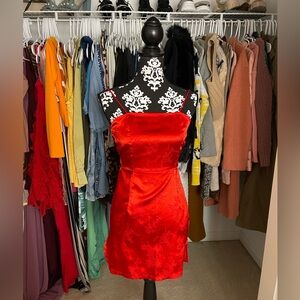 PrettyLittleThing Vibrant Red Dress